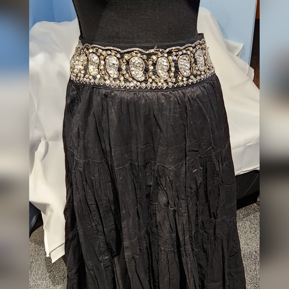 BCBG Black Flare Skirt